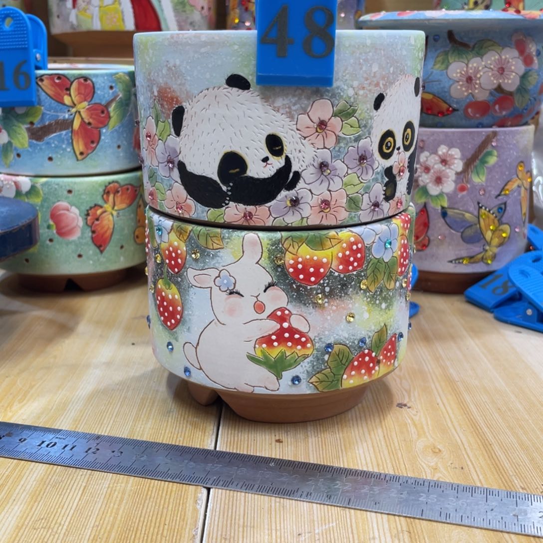 ?*田多肉花盆特价微瑕