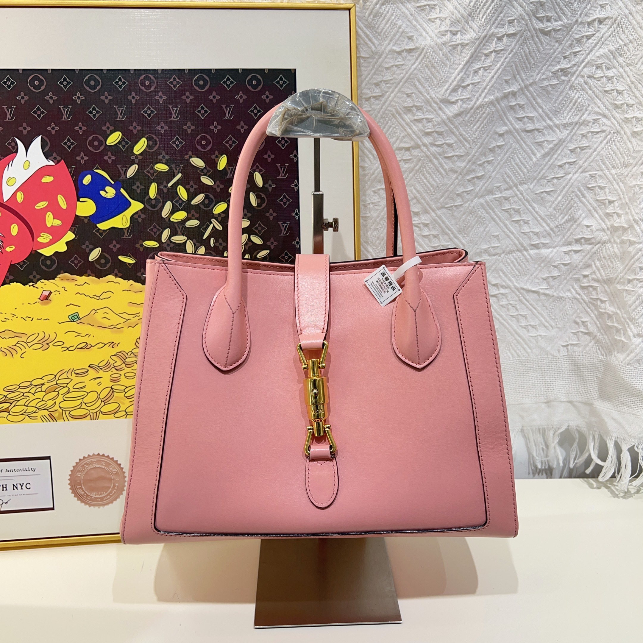 95新 GUCCI/古驰 GUCCI古驰新款1961系列手提包a7657