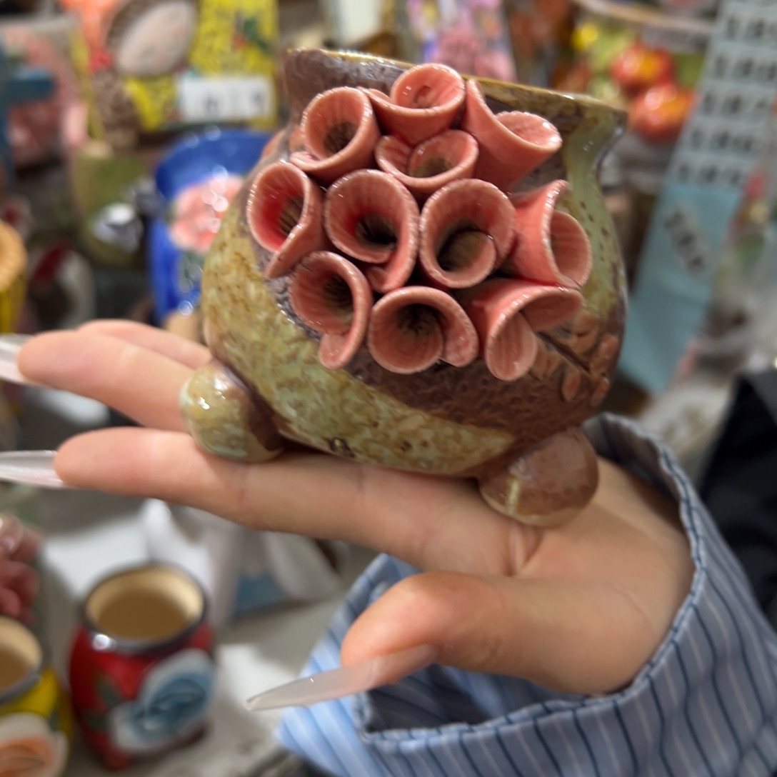 满20发秒退拉黑多肉花盆