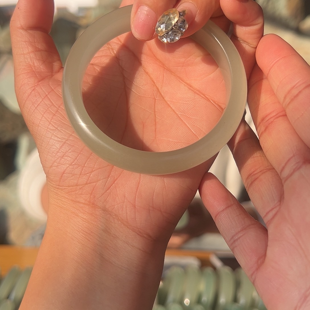 绿东陵冰晴水手镯