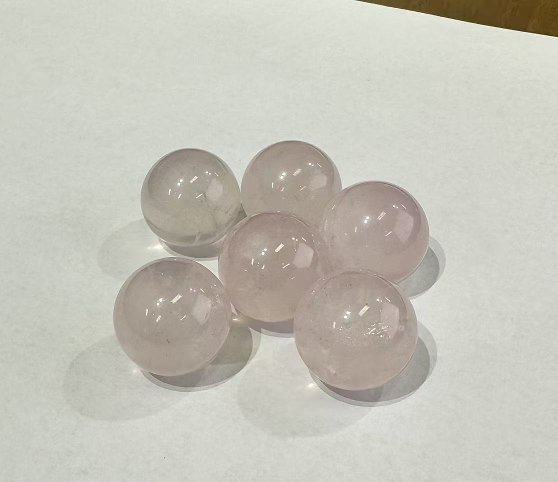 【福袋】天然粉水晶球 发一个 FD2503085