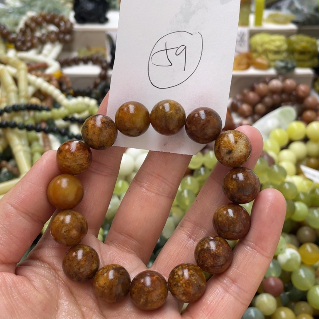 蛇纹石玉手链未镶嵌