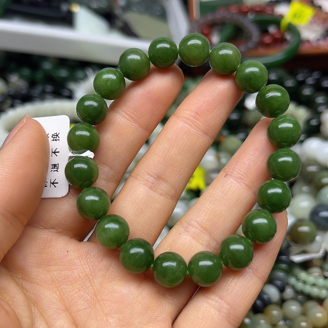 和田玉未镶嵌手链