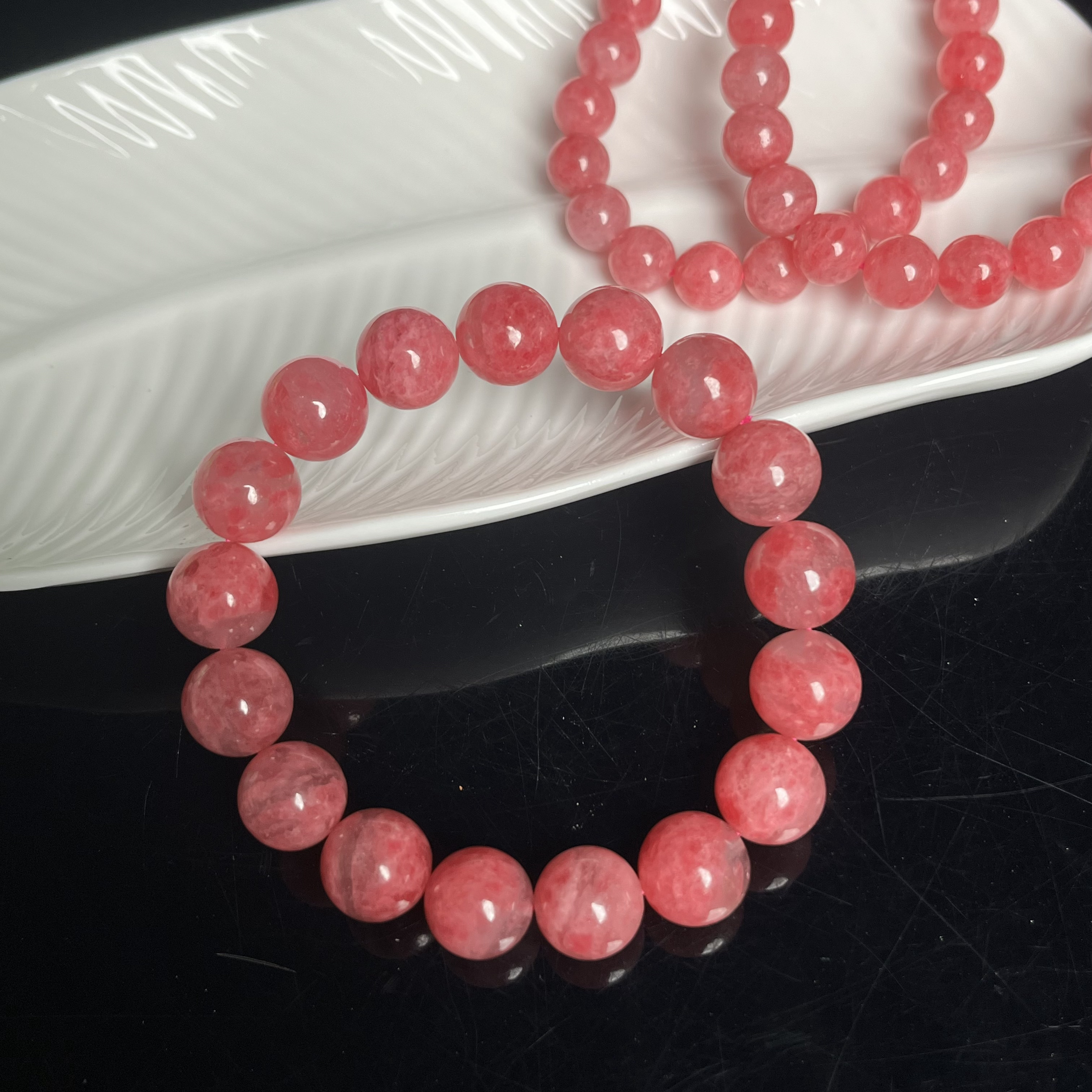 含辰砂工艺品含辰砂樱花雨蔷薇手串A3001多样性发其一