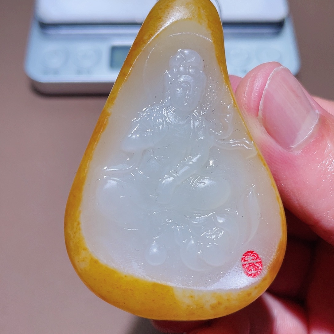 和田玉颈饰未镶嵌D1