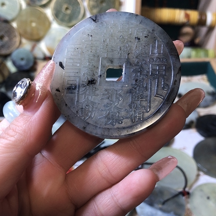 岫玉岫玉挂件未镶嵌