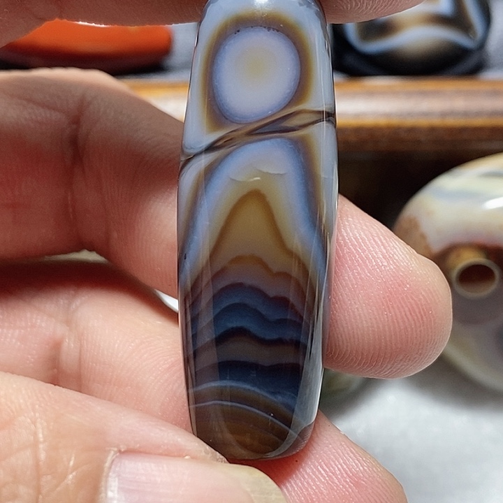 玛瑙/玉髓合金颈饰