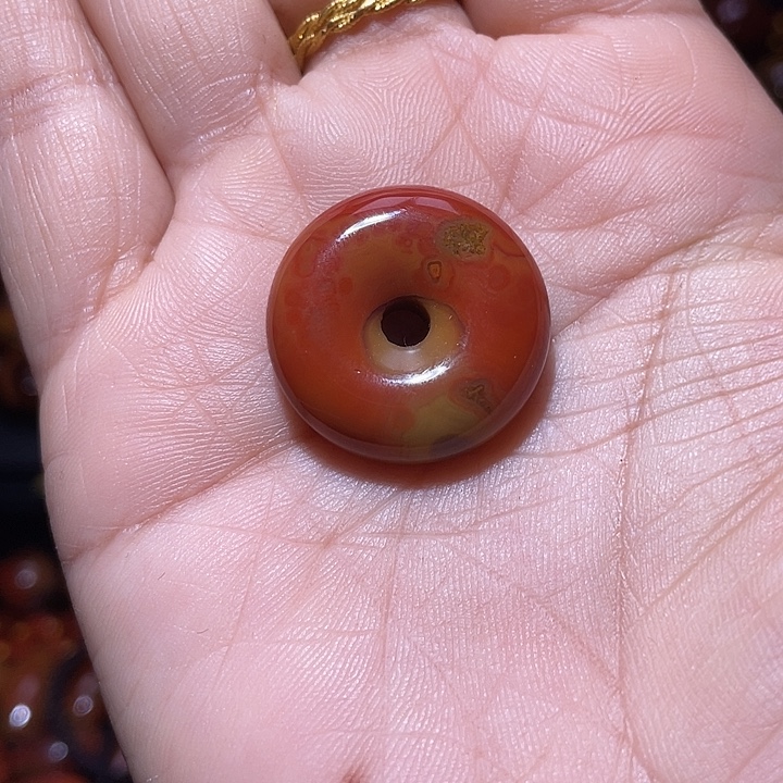 我***家玛瑙/玉髓合金珠宝半成品