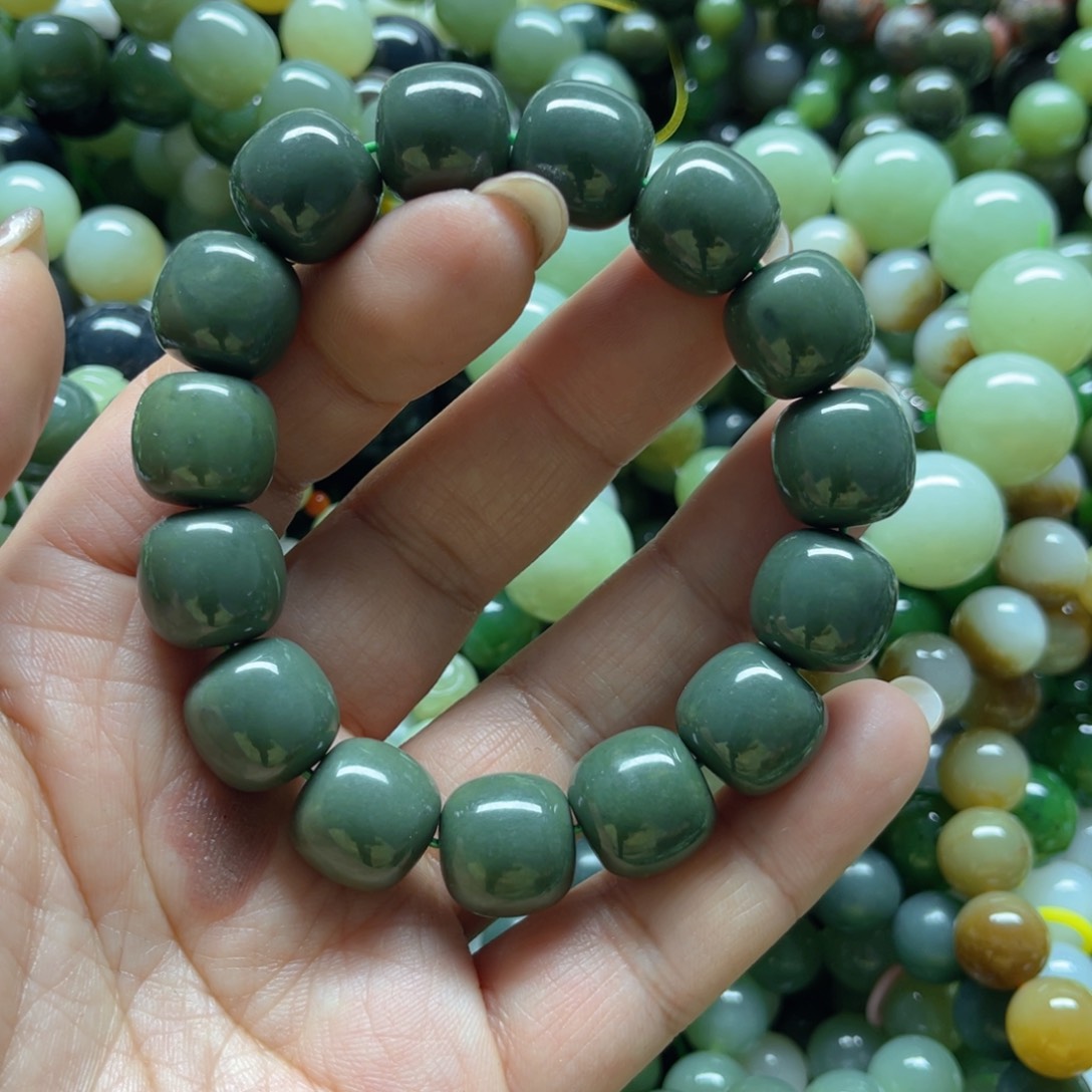 和田玉手链未镶嵌