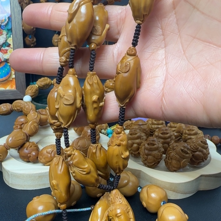 橄榄核手串/手链弥勒脖挂