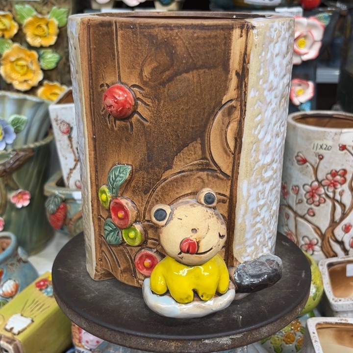 紫砂花盆粗陶材质多肉花盆