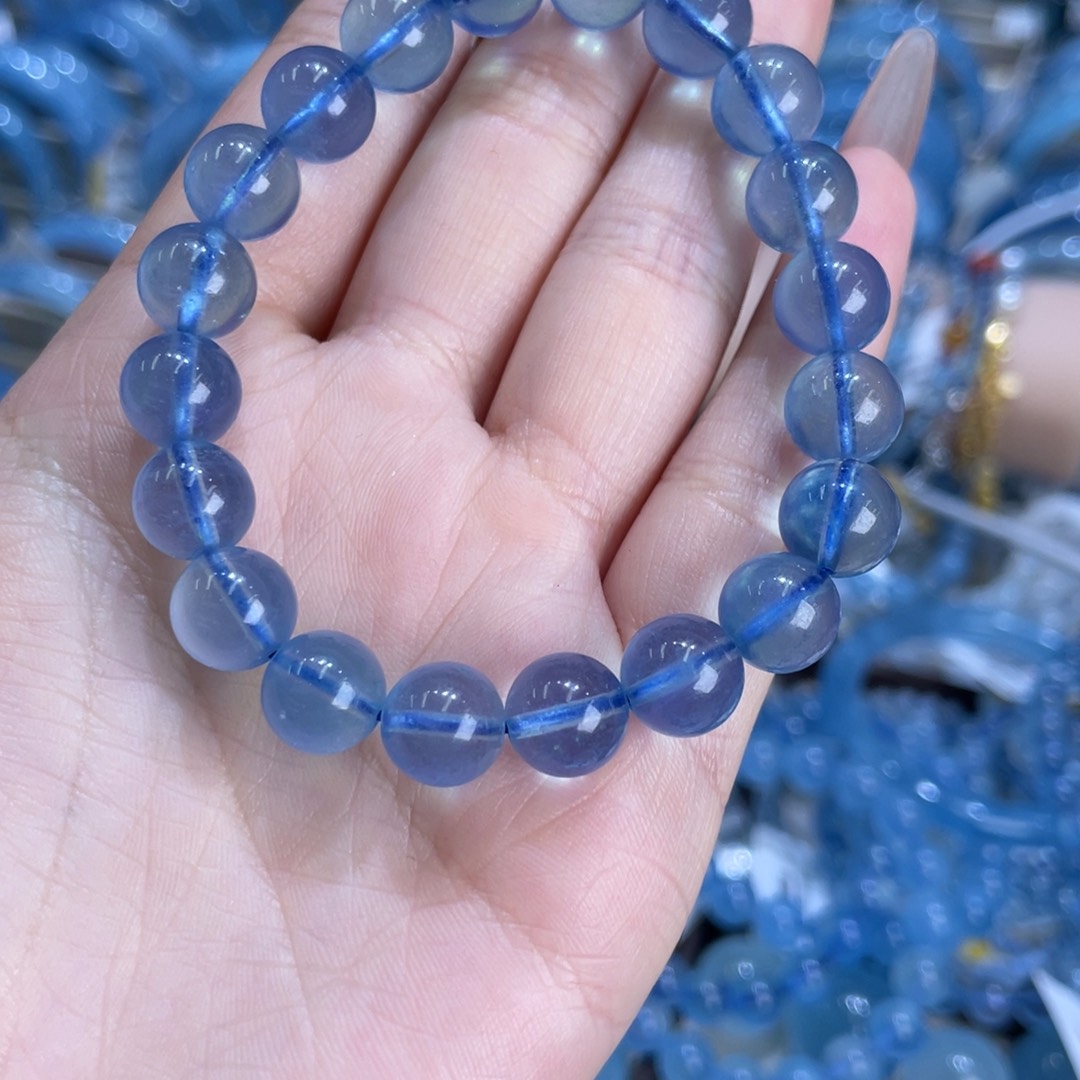 非金属蓝色海蓝手串