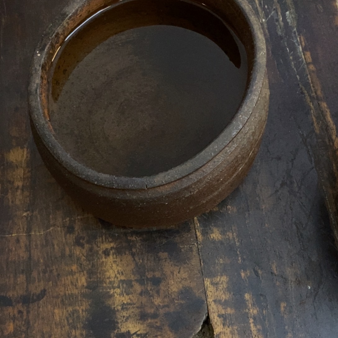 以***师备前烧柴烧茶具古备前