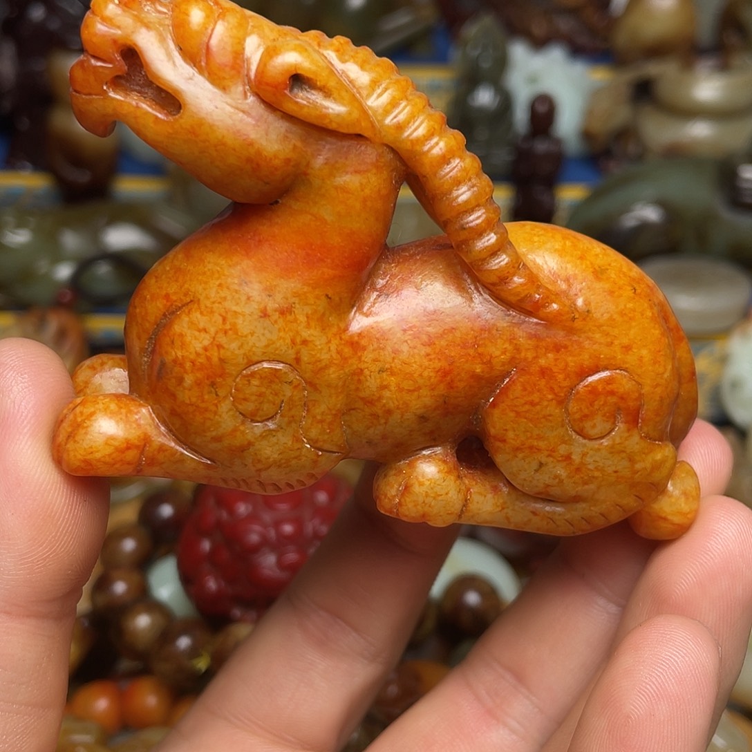 火***涛和田玉未镶嵌挂件