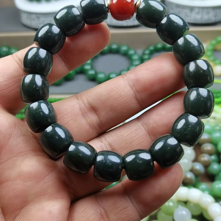 和田玉未镶嵌手链