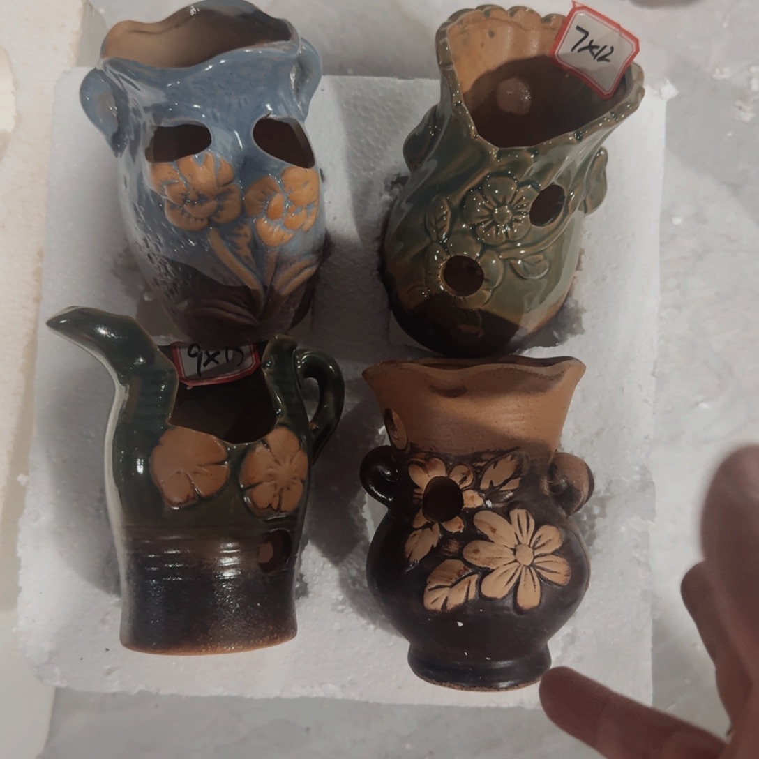 紫砂花盆粗陶盆 呀