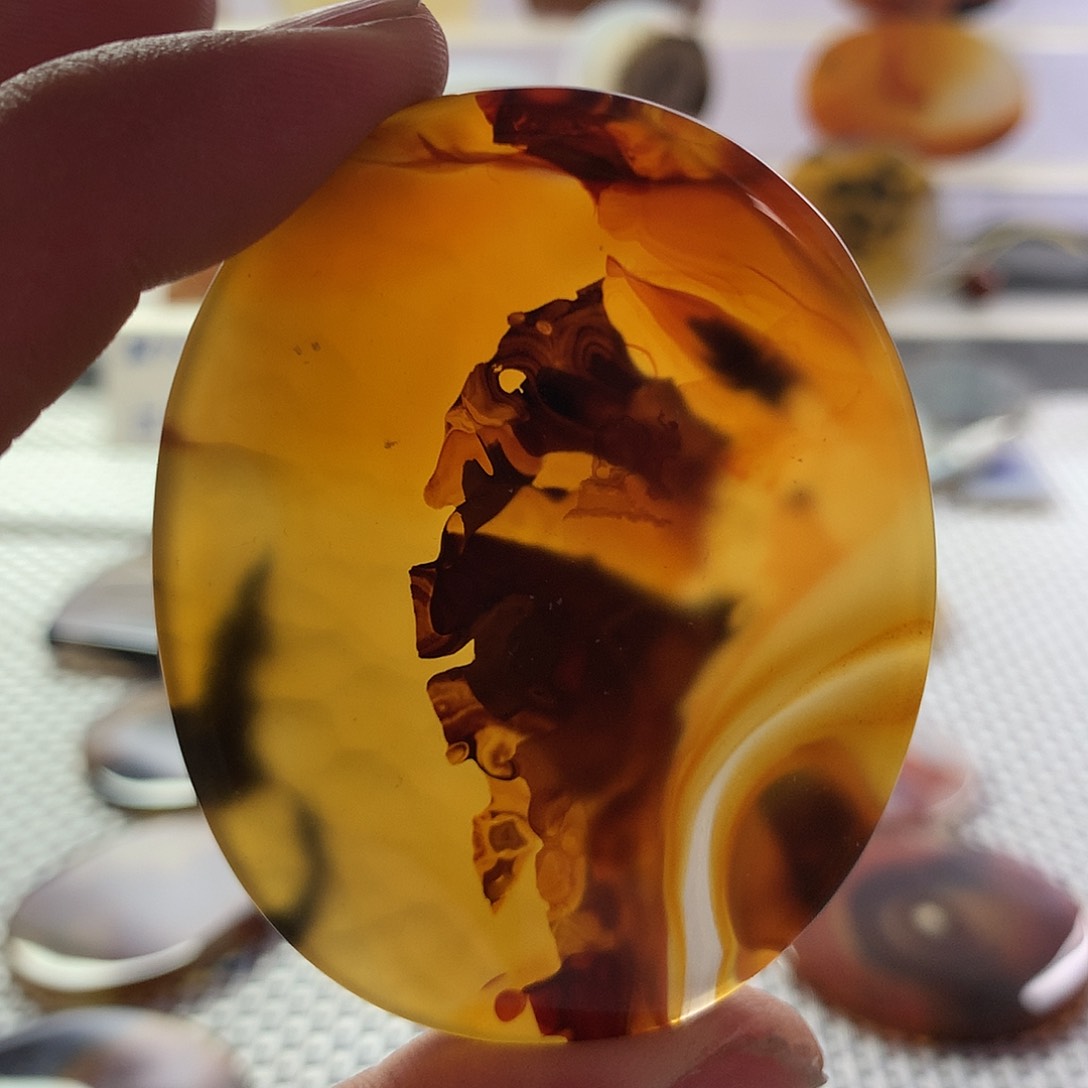 玛瑙/玉髓吊坠(不含链)未镶嵌