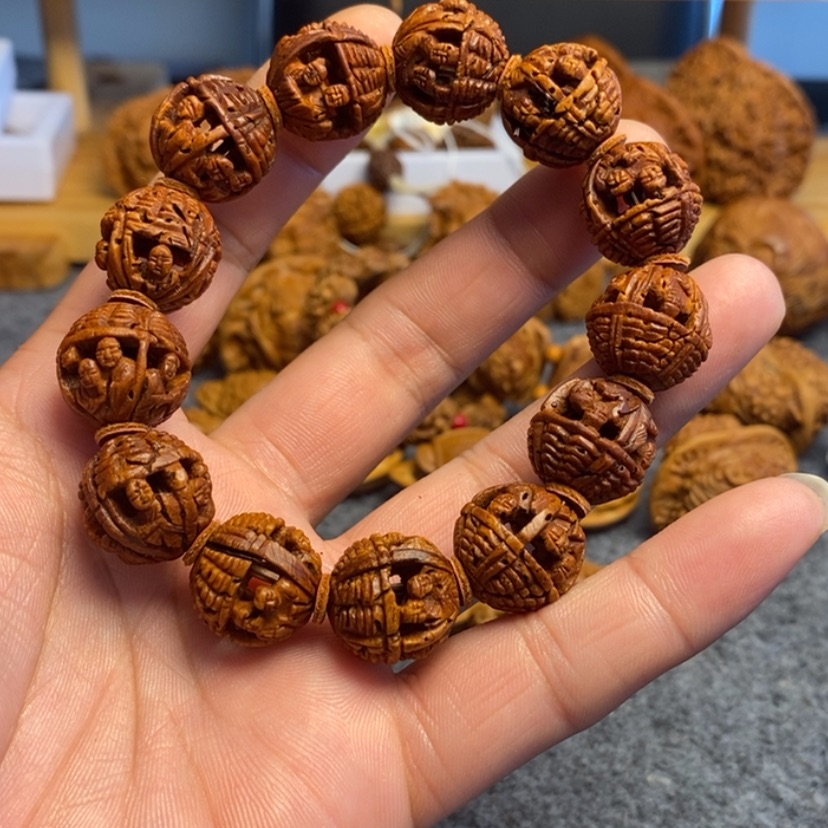 【闪购商品】手串/手链核桃飞***?桃核雕刻