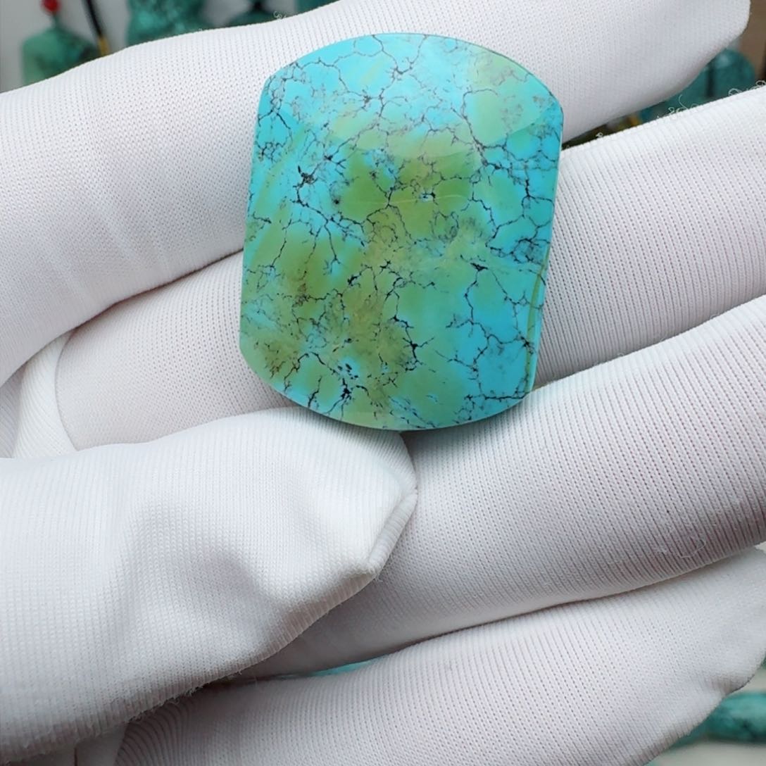 绿松石原矿绿松石未镶嵌