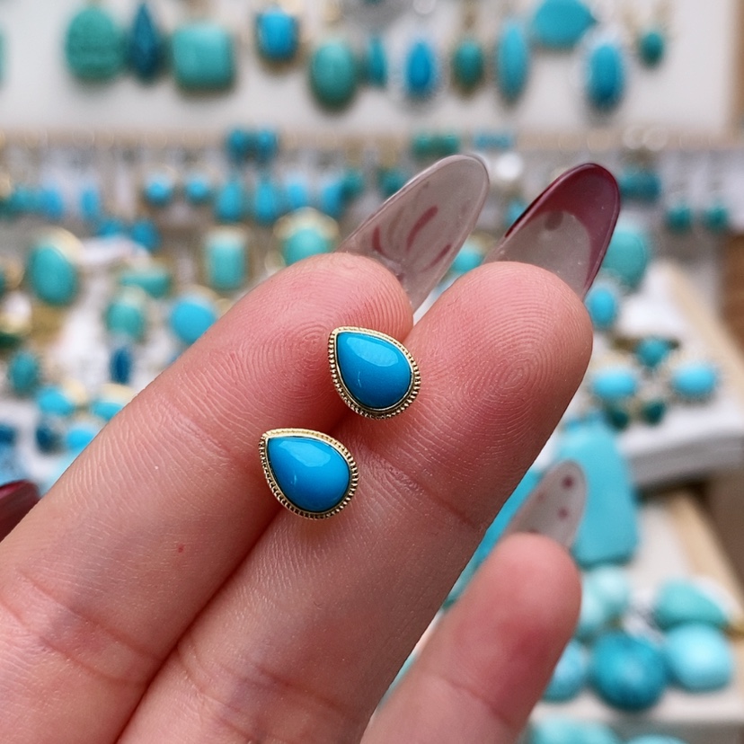 【闪购商品】绿松石配饰18K金镶嵌《****师