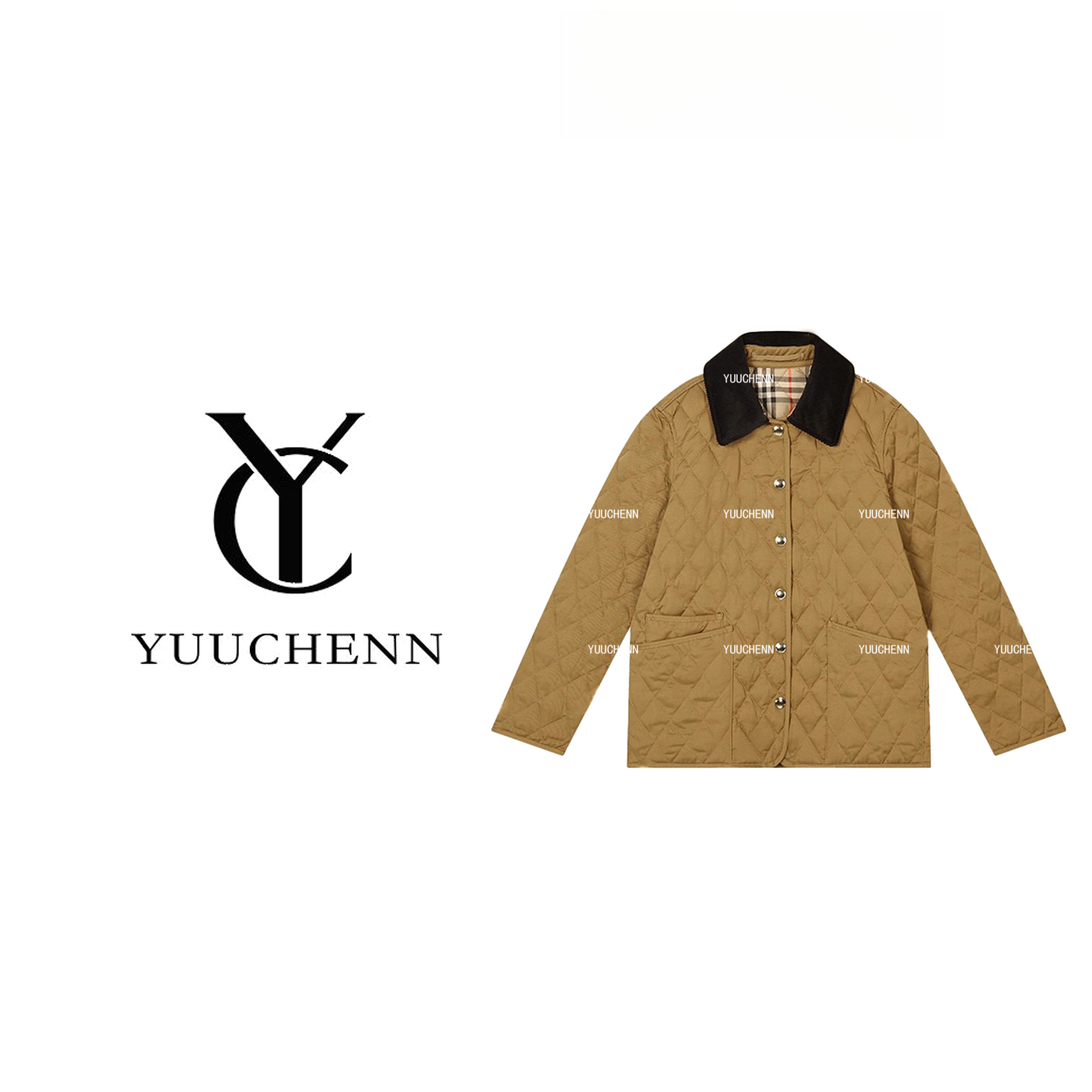 YUUCHENN 白鹅绒羽绒修女秋冬新款洋气潮流外套上衣身23173