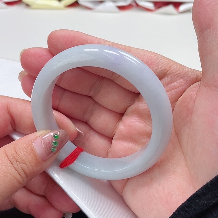 翡翠手镯未镶嵌缅甸翡翠手镯56圈