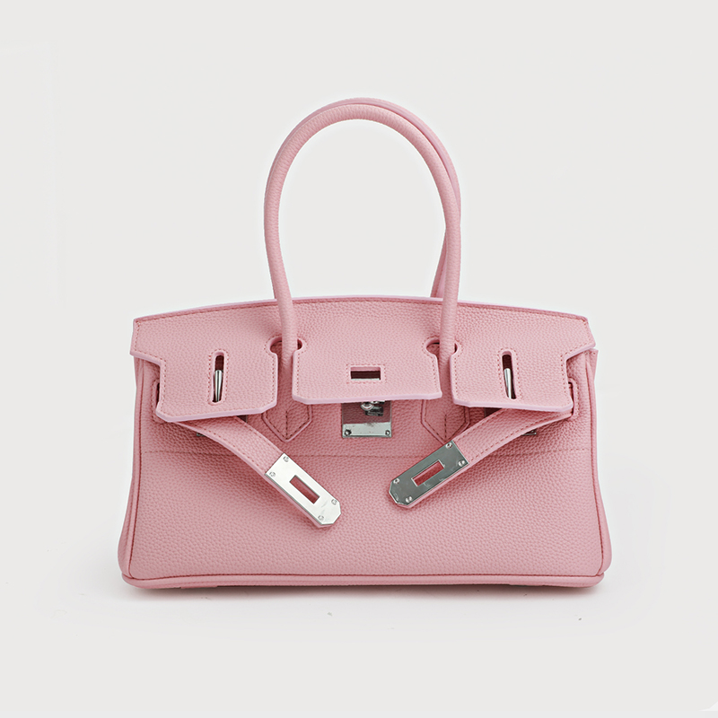 法式通勤风手提包铂金包简约时尚肩包