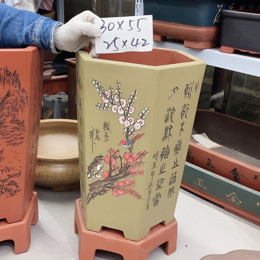 紫砂花盆紫砂花盆