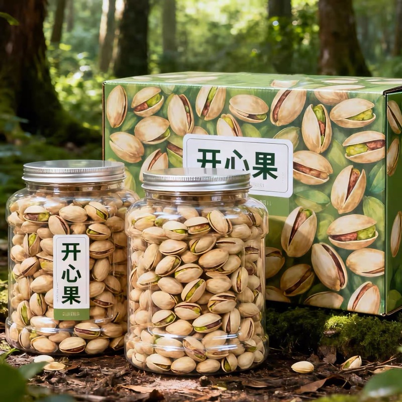 开心果2025新货原色原味大颗粒开口紫仁干果零食