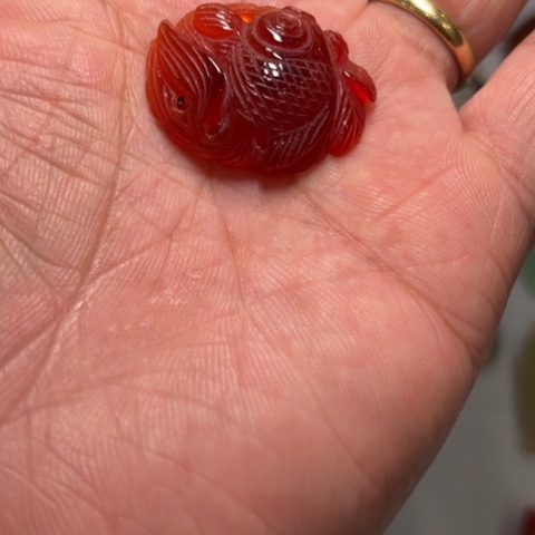 玛瑙/玉髓颈饰合金心***?