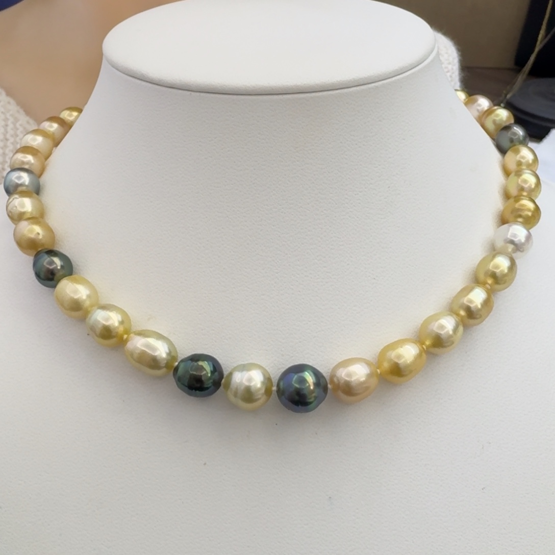 未镶嵌颈饰海水珍珠
