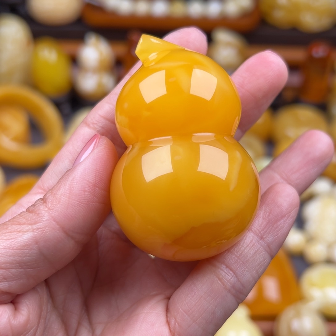 琥珀裸石未镶嵌纯天然琥珀蜜蜡无优化
