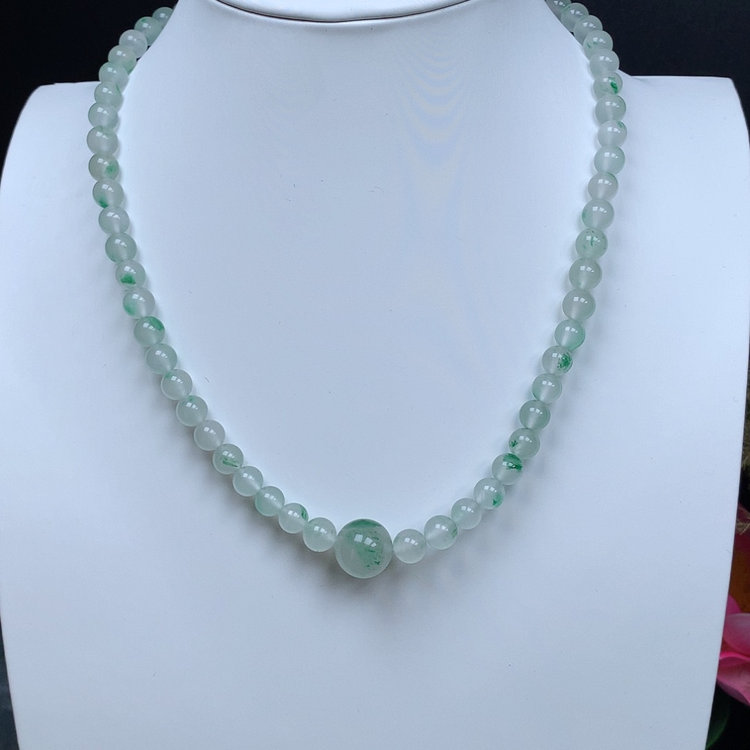 石英质玉项链未镶嵌