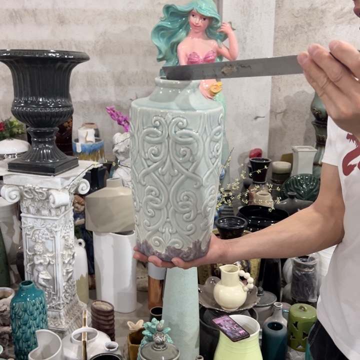 瓶高度32厘米口径6厘米微瑕捡漏