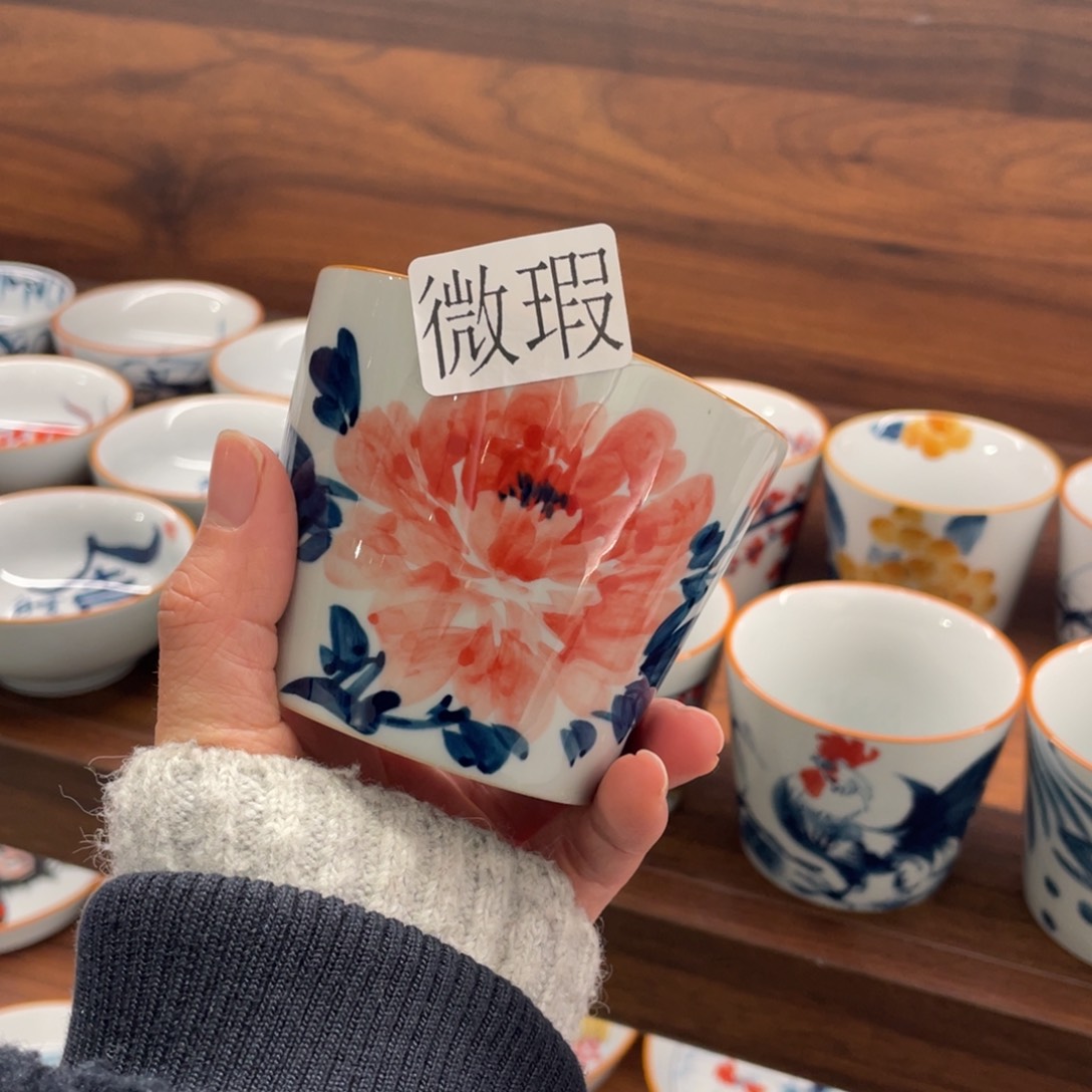 微瑕釉下彩纯手绘