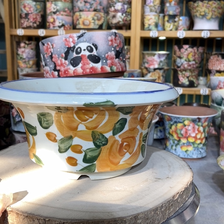 红陶景德镇艺术手绘作品