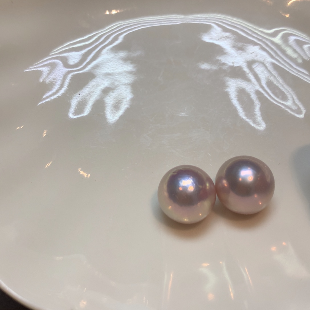淡水珍珠耳饰银S925镶嵌