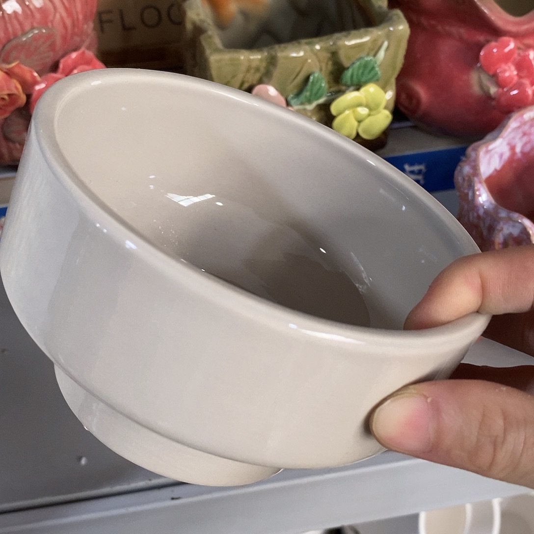 杯子陶陶盆有孔 瑕疵介意勿拍