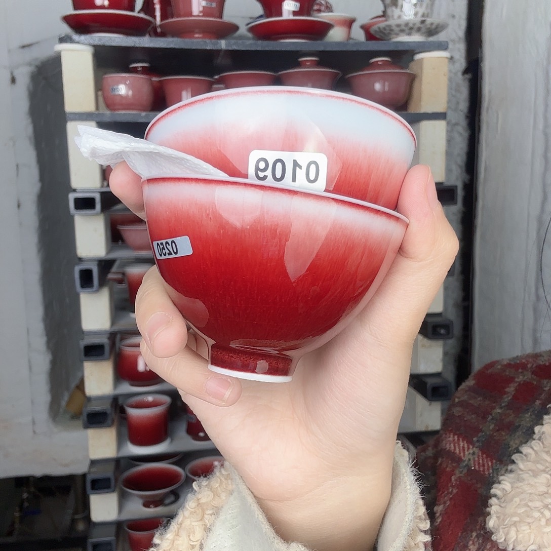 瓷片景德镇郎红陶瓷