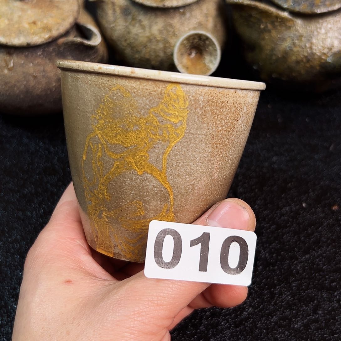 杯泥舍柴烧精品花器