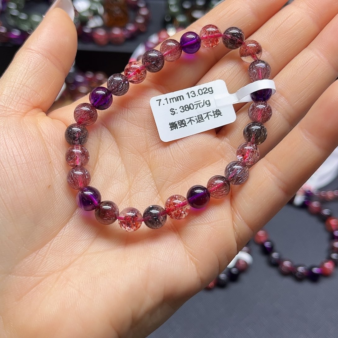 水晶手链未镶嵌天然水晶
