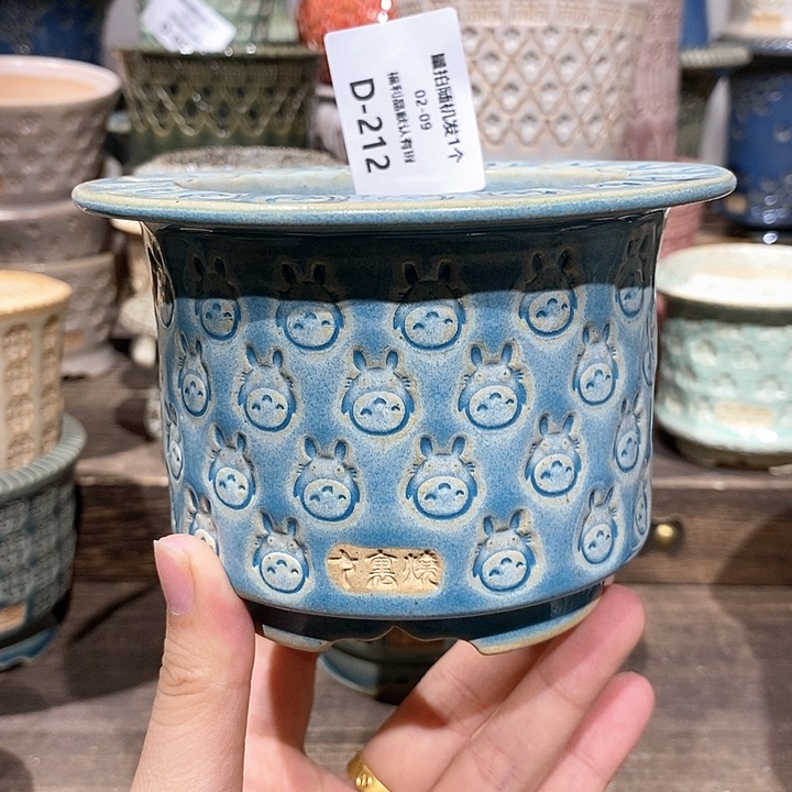 七里烧花盆2-9-212口径8