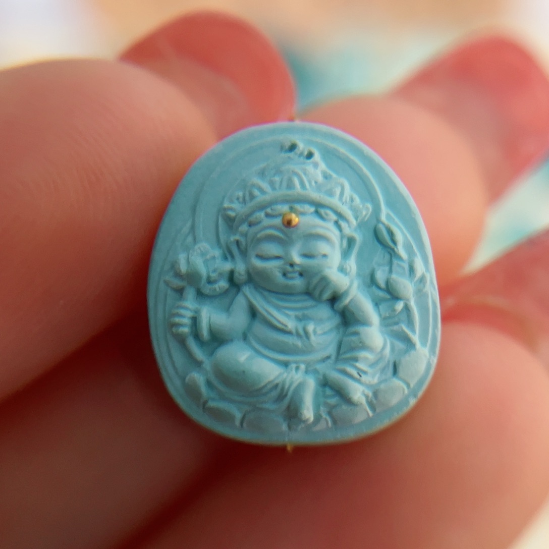 绿松石珠宝奇石未镶嵌