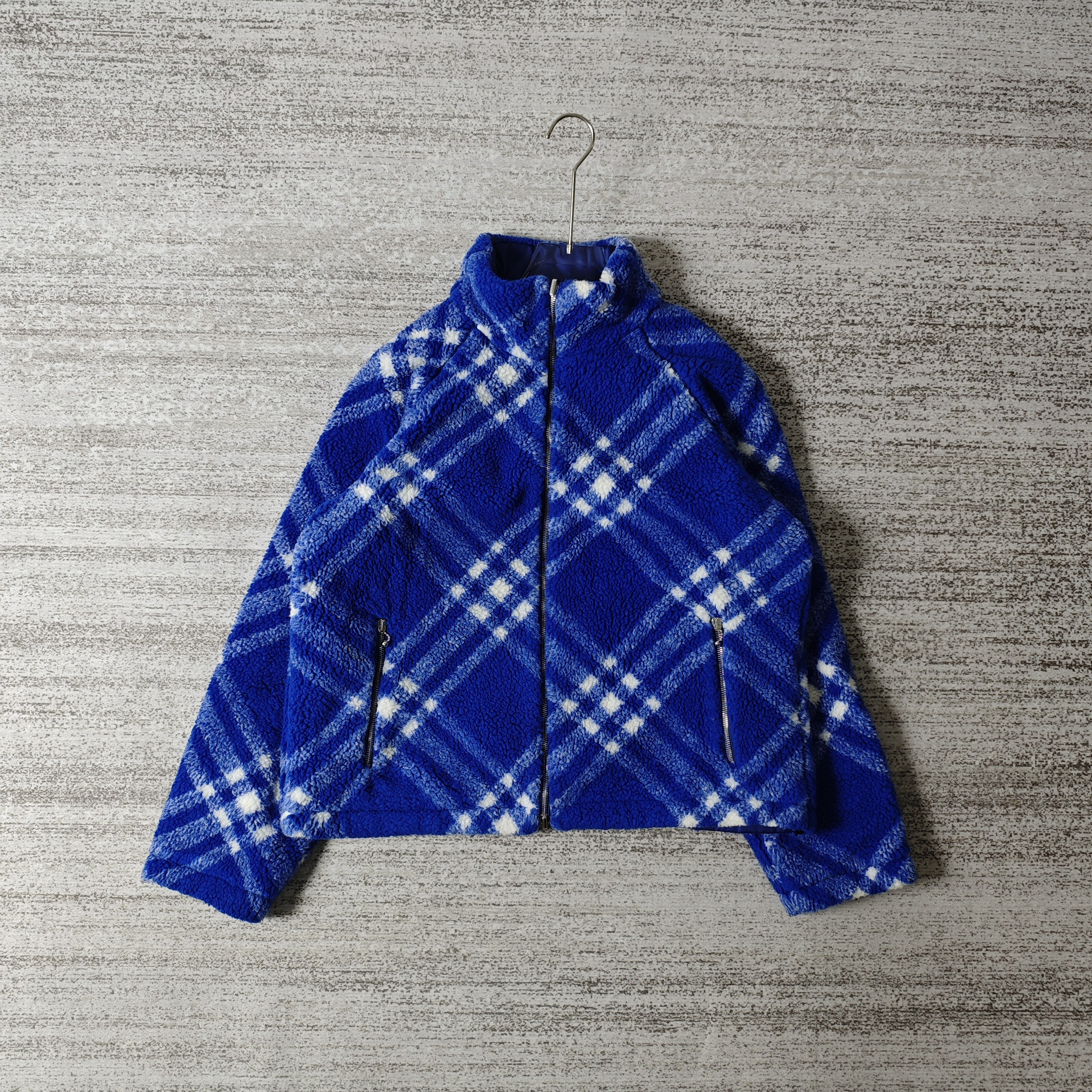 99新 BURBERRY/博柏利 双面穿休闲拉链夹克外套/38码＃5568