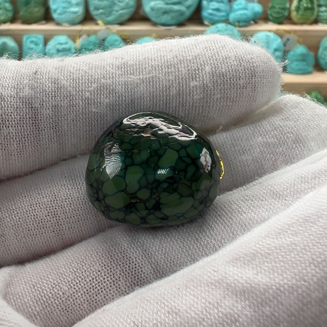 未镶嵌绿松石随形 18mm