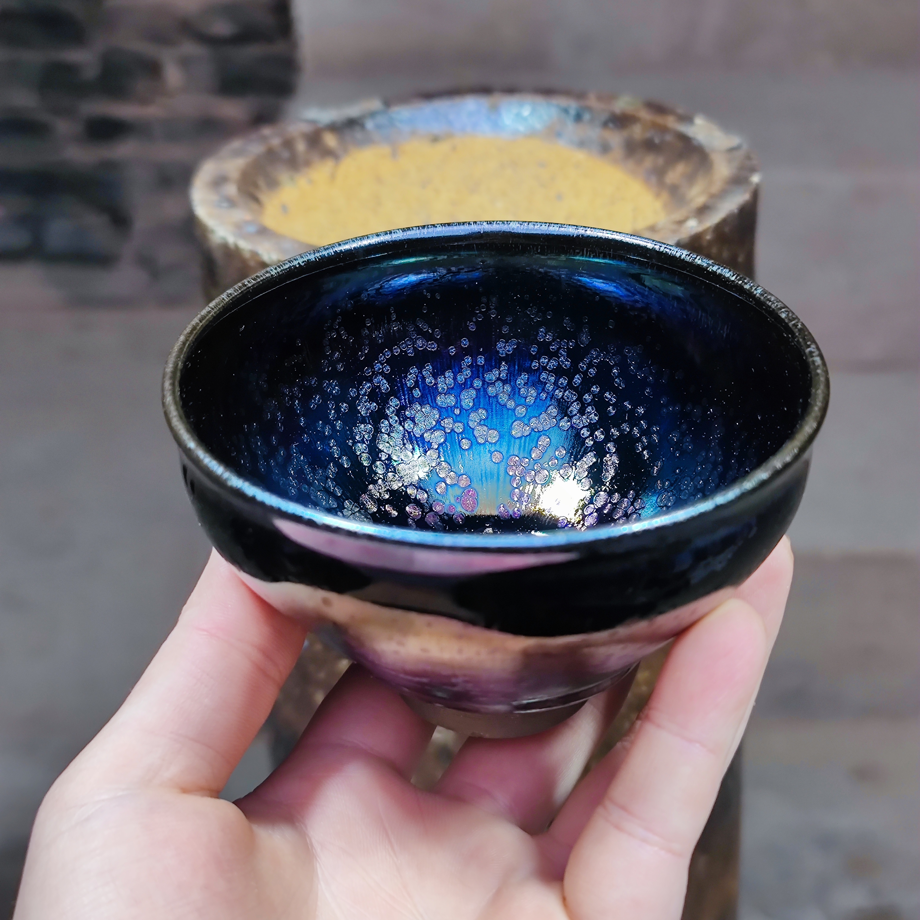 建窑--建盏 万象 茶盏主人杯礼盒装带溯源证书  电烧