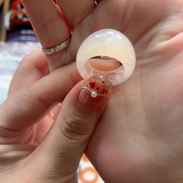 玛瑙/玉髓手镯未镶嵌旯*