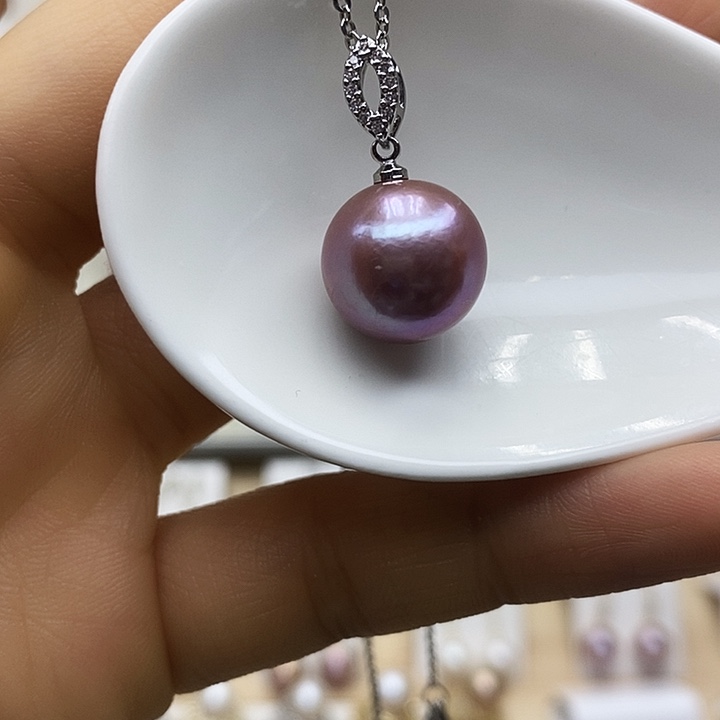 淡水珍珠颈饰合金