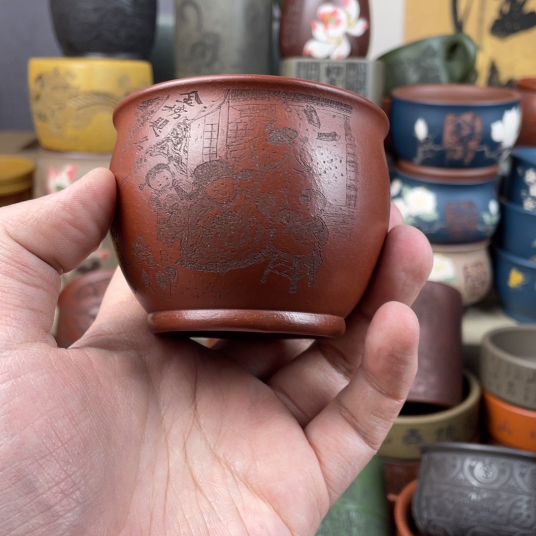 紫砂茶杯紫砂茶杯