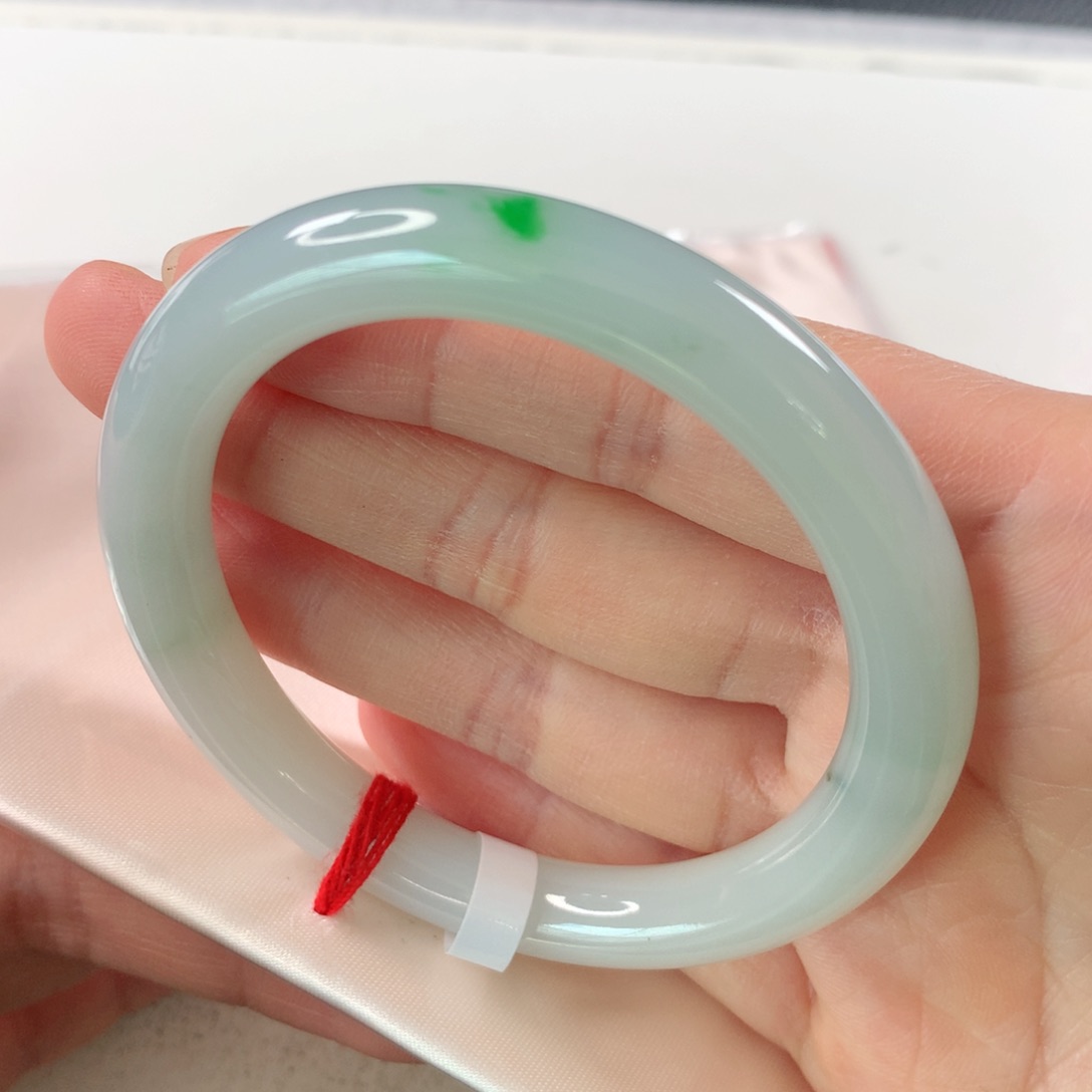 未镶嵌手镯翡翠 圆条243